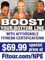 Boost your bottom line with affordable fitness certifications, special price at $69.99