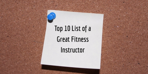 Group Fitness Instructor Top Ten